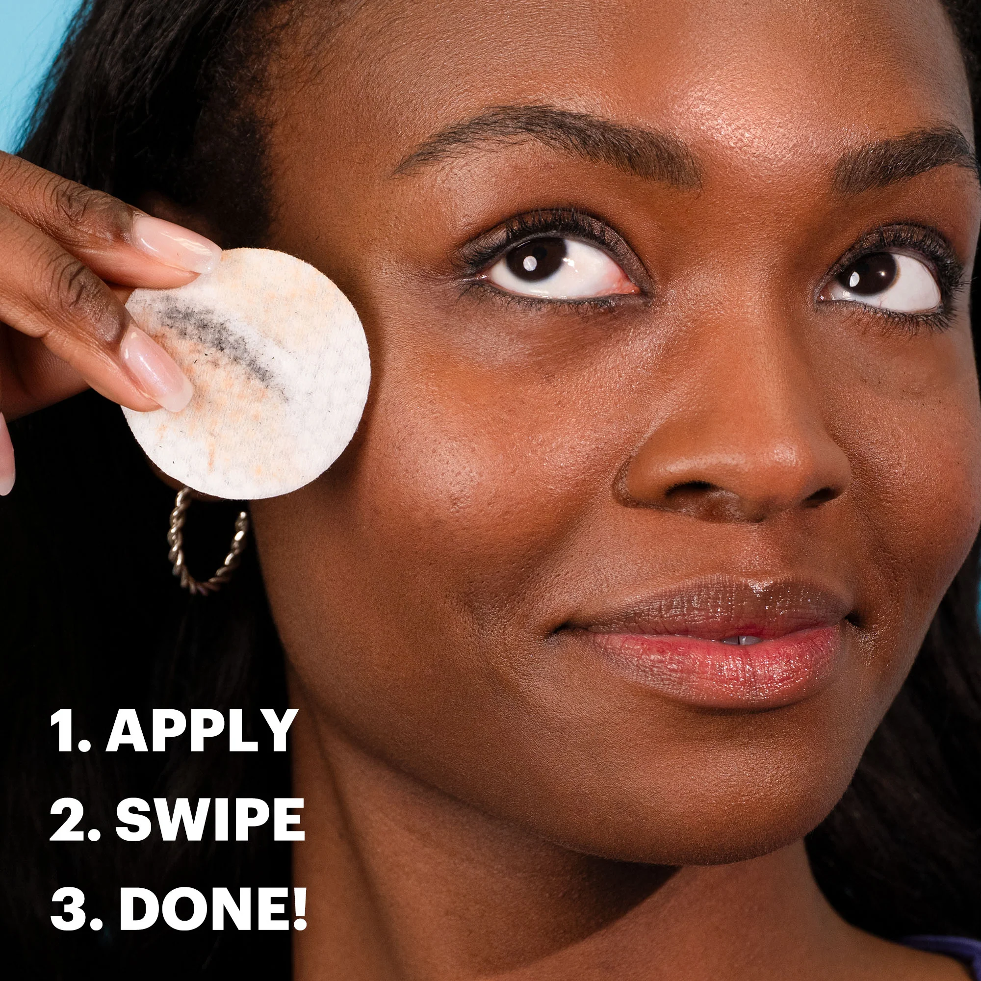 Tampons démaquillants pour les yeux anti-poches et soins des cils - Image 5